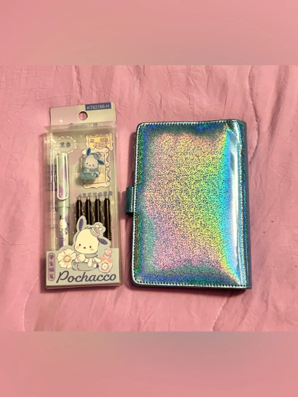 Pochacco Planner and Charm Pen Set
